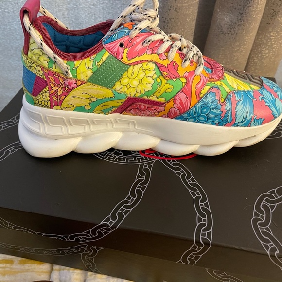 Worn once size 10 1/2 Versace sneakers Versace | Shoes | Mens Versace Sneakers Worn Once | Poshmark main image 3